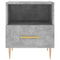 vidaXL Bedside Cabinet Concrete Grey 40x35x47.5 cm Engineered Wood