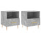 vidaXL Bedside Cabinets 2 pcs Concrete Grey 40x35x47.5 cm Engineered Wood
