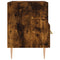 vidaXL Bedside Cabinet Smoked Oak 40x35x47.5 cm Engineered Wood