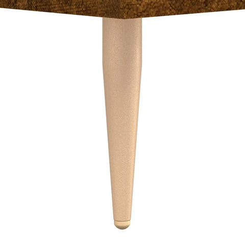 vidaXL Bedside Cabinet Smoked Oak 40x35x47.5 cm Engineered Wood