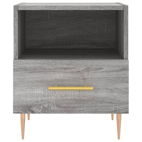 vidaXL Bedside Cabinet Grey Sonoma 40x35x47.5 cm Engineered Wood