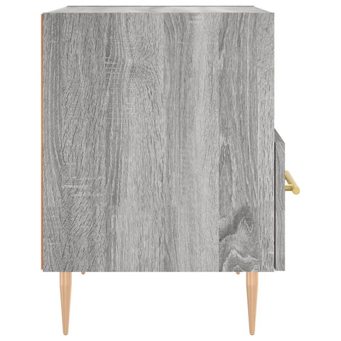 vidaXL Bedside Cabinet Grey Sonoma 40x35x47.5 cm Engineered Wood