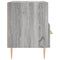vidaXL Bedside Cabinet Grey Sonoma 40x35x47.5 cm Engineered Wood