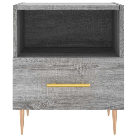 vidaXL Bedside Cabinets 2 pcs Grey Sonoma 40x35x47.5 cm Engineered Wood