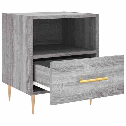 vidaXL Bedside Cabinets 2 pcs Grey Sonoma 40x35x47.5 cm Engineered Wood