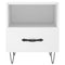 vidaXL Bedside Cabinets 2 pcs White 40x35x47.5 cm Engineered Wood
