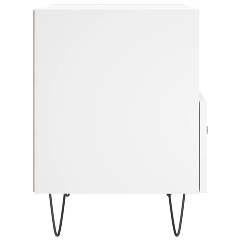 vidaXL Bedside Cabinets 2 pcs White 40x35x47.5 cm Engineered Wood