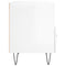 vidaXL Bedside Cabinets 2 pcs High Gloss White 40x35x47.5 cm Engineered Wood