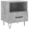 vidaXL Bedside Cabinets 2 pcs Concrete Grey 40x35x47.5 cm Engineered Wood