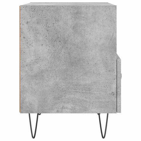 vidaXL Bedside Cabinets 2 pcs Concrete Grey 40x35x47.5 cm Engineered Wood