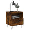 vidaXL Bedside Cabinets 2 pcs Smoked Oak 40x35x47.5 cm Engineered Wood