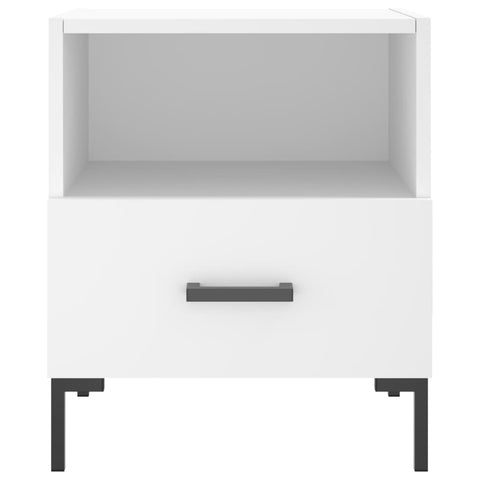 vidaXL Bedside Cabinets 2 pcs White 40x35x47.5 cm Engineered Wood