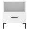 vidaXL Bedside Cabinets 2 pcs White 40x35x47.5 cm Engineered Wood