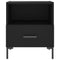 vidaXL Bedside Cabinets 2 pcs Black 40x35x47.5 cm Engineered Wood