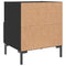vidaXL Bedside Cabinets 2 pcs Black 40x35x47.5 cm Engineered Wood
