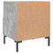 vidaXL Bedside Cabinets 2 pcs Concrete Grey 40x35x47.5 cm Engineered Wood