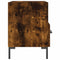 vidaXL Bedside Cabinets 2 pcs Smoked Oak 40x35x47.5 cm Engineered Wood