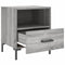 vidaXL Bedside Cabinets 2 pcs Grey Sonoma 40x35x47.5 cm Engineered Wood