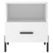vidaXL Bedside Cabinets 2 pcs White 40x35x47.5 cm Engineered Wood