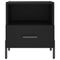 vidaXL Bedside Cabinets 2 pcs Black 40x35x47.5 cm Engineered Wood