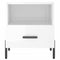 vidaXL Bedside Cabinets 2 pcs High Gloss White 40x35x47.5 cm Engineered Wood