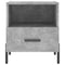 vidaXL Bedside Cabinets 2 pcs Concrete Grey 40x35x47.5 cm Engineered Wood