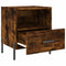 vidaXL Bedside Cabinets 2 pcs Smoked Oak 40x35x47.5 cm Engineered Wood