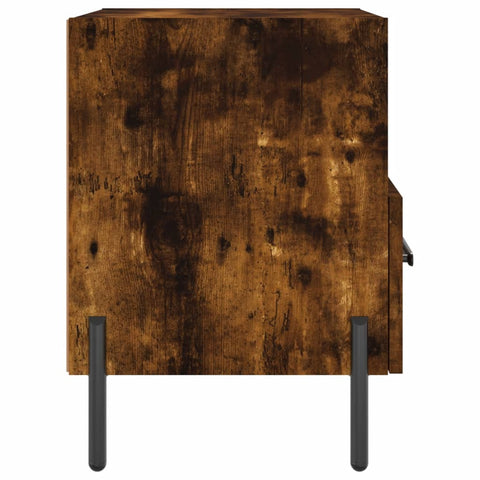 vidaXL Bedside Cabinets 2 pcs Smoked Oak 40x35x47.5 cm Engineered Wood