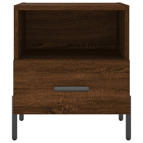 vidaXL Bedside Cabinets 2 pcs Brown Oak 40x35x47.5 cm Engineered Wood