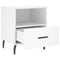 vidaXL Bedside Cabinets 2 pcs White 40x35x47.5 cm Engineered Wood