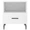 vidaXL Bedside Cabinets 2 pcs White 40x35x47.5 cm Engineered Wood