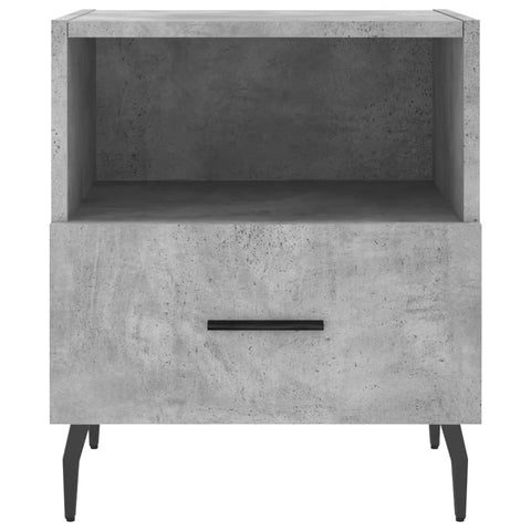 vidaXL Bedside Cabinets 2 pcs Concrete Grey 40x35x47.5 cm Engineered Wood