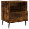 vidaXL Bedside Cabinet Smoked Oak 40x35x47.5 cm Engineered Wood