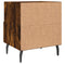 vidaXL Bedside Cabinet Smoked Oak 40x35x47.5 cm Engineered Wood