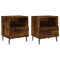 vidaXL Bedside Cabinets 2 pcs Smoked Oak 40x35x47.5 cm Engineered Wood