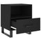 vidaXL Bedside Cabinets 2 pcs Black 40x35x47.5 cm Engineered Wood
