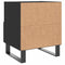 vidaXL Bedside Cabinets 2 pcs Black 40x35x47.5 cm Engineered Wood