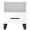 vidaXL Bedside Cabinets 2 pcs High Gloss White 40x35x47.5 cm Engineered Wood