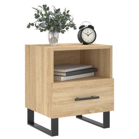 vidaXL Bedside Cabinet Sonoma Oak 40x35x47.5 cm Engineered Wood