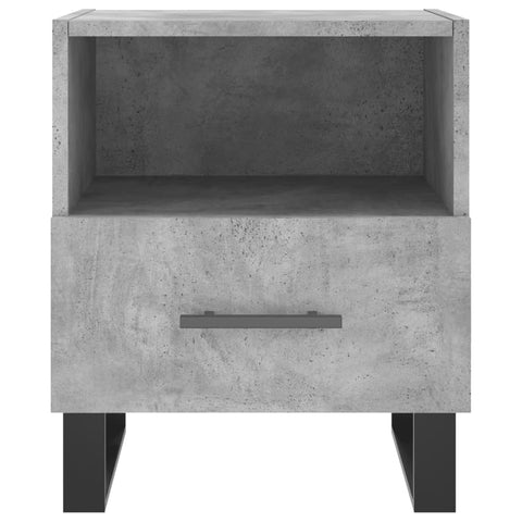vidaXL Bedside Cabinet Concrete Grey 40x35x47.5 cm Engineered Wood