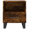 vidaXL Bedside Cabinet Smoked Oak 40x35x47.5 cm Engineered Wood