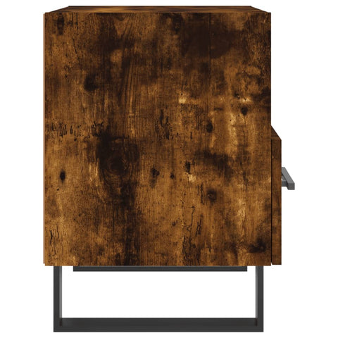 vidaXL Bedside Cabinet Smoked Oak 40x35x47.5 cm Engineered Wood
