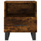 vidaXL Bedside Cabinets 2 pcs Smoked Oak 40x35x47.5 cm Engineered Wood
