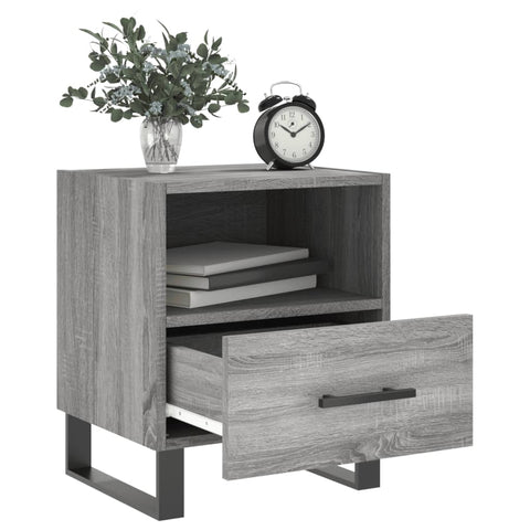 vidaXL Bedside Cabinets 2 pcs Grey Sonoma 40x35x47.5 cm Engineered Wood