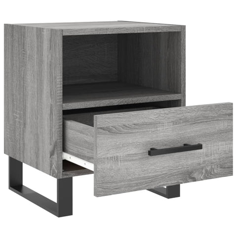 vidaXL Bedside Cabinets 2 pcs Grey Sonoma 40x35x47.5 cm Engineered Wood