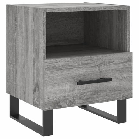 vidaXL Bedside Cabinets 2 pcs Grey Sonoma 40x35x47.5 cm Engineered Wood