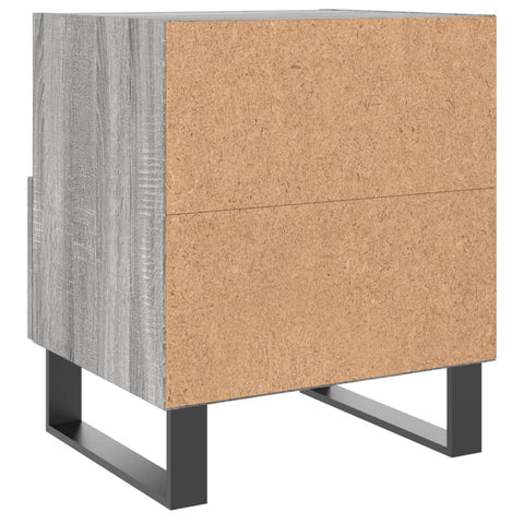 vidaXL Bedside Cabinets 2 pcs Grey Sonoma 40x35x47.5 cm Engineered Wood