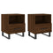 vidaXL Bedside Cabinets 2 pcs Brown Oak 40x35x47.5 cm Engineered Wood