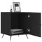 vidaXL Bedside Cabinets 2 pcs Black 40x40x50 cm Engineered Wood