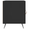 vidaXL Bedside Cabinets 2 pcs Black 40x40x50 cm Engineered Wood